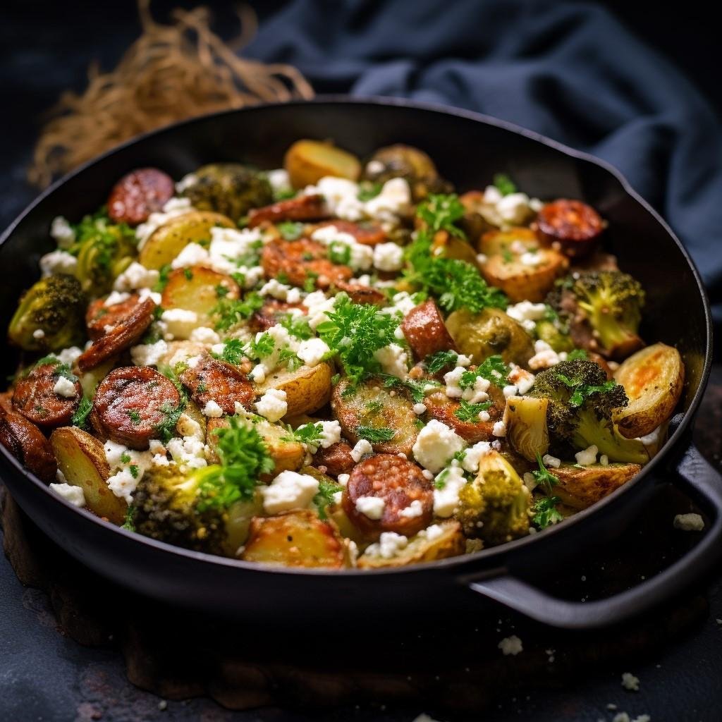 Kartoffeldätscher mit Kümmel und Fenchel. Leckeres vegetarisches Gericht aus Kartoffeln und Gewürzen.