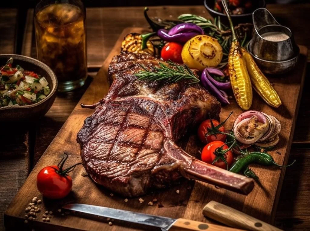 Eine reichhaltige Auswahl an perfekt gegrilltem Fleisch - das ultimative Barbecue-Festmahl.