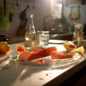 Wie mariniert man Lachs mit Zitrone?