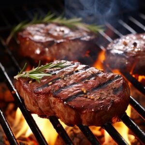 grilling_meat_on_a_gas_grill